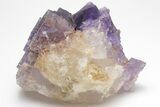 Purple Cubic Fluorite Crystal Cluster- Cave-In-Rock #208828-2